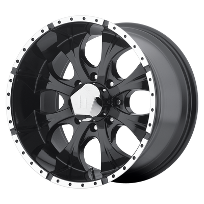 Helo HE791 MAXX 17X9 GLOSS BLACK MACHINED