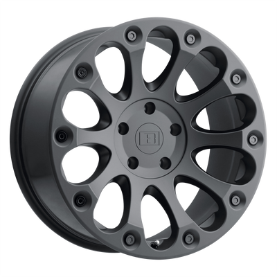 Level 8 IMPACT 17X8.5 MATTE BLACK