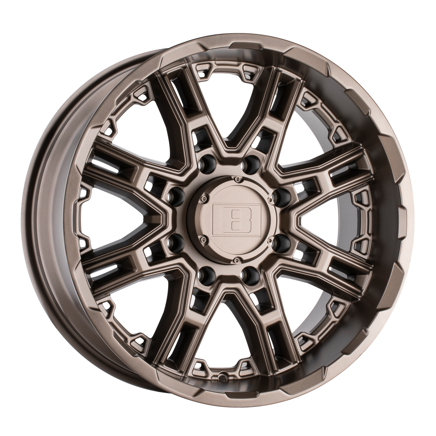 Level 8 SLINGSHOT 17X8.5 MATTE BRONZE