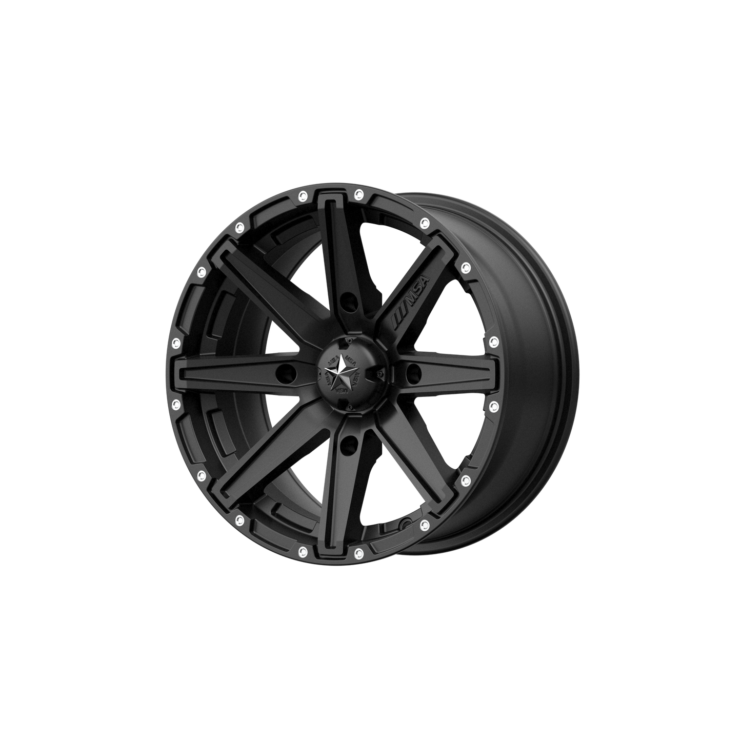MSA Offroad Wheels M33 CLUTCH 15X7 SATIN BLACK