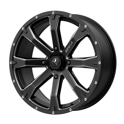 MSA Offroad Wheels M42 BOUNTY 14X7 SATIN BLACK MILLED