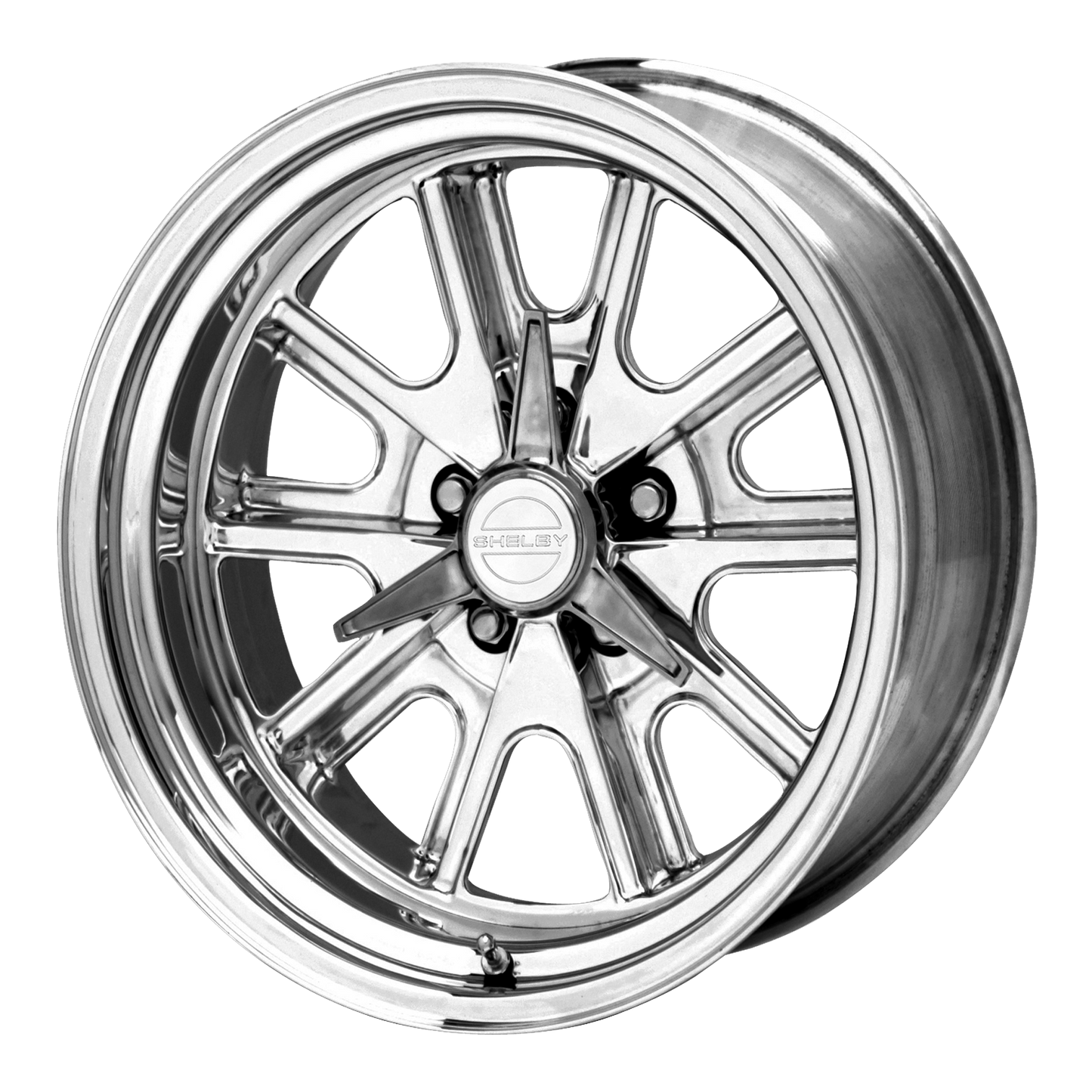 American Racing Vintage VN427 SHELBY COBRA 17X7 POLISHED