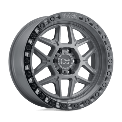 Black Rhino Hard Alloys KELSO 17X9 BATTLESHIP GRAY W/ BLACK RING