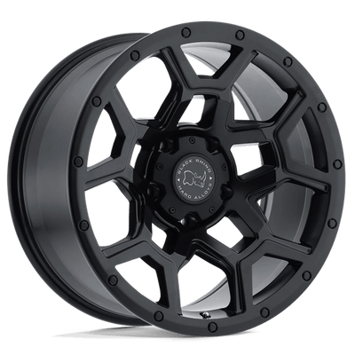 Black Rhino Hard Alloys OVERLAND 17X8 MATTE BLACK