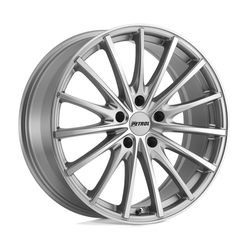 Petrol P3A 18X8 SILVER W/ MACHINED CUT FACE