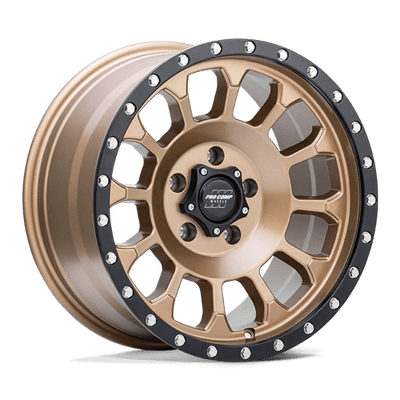 Pro Comp Alloys PA34 ROCKWELL 17X8.5 MATTE BRONZE W/ BLACK LIP