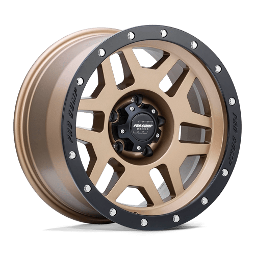 Pro Comp Alloys PA41 PHASER 17X9 MATTE BRONZE W/ BLACK LIP