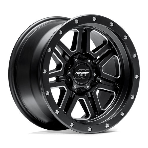 Pro Comp Alloys PA62 APEX 20X10 SATIN BLACK MILLED