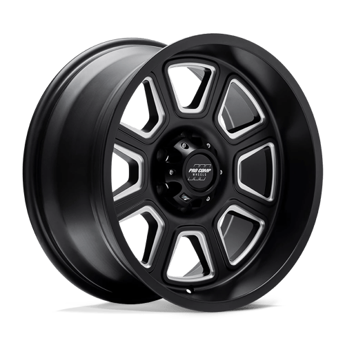 Pro Comp Alloys PA064 GUNNER 20X10 SATIN BLACK MILLED