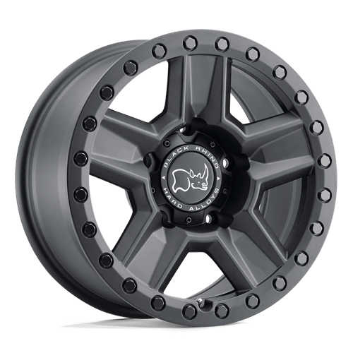 Black Rhino Hard Alloys RAVINE 17X8.5 MATTE BLACK