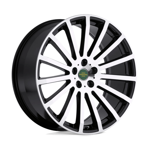 RedBourne DOMINUS 20X9.5 GLOSS BLACK W/ MIRROR CUT FACE