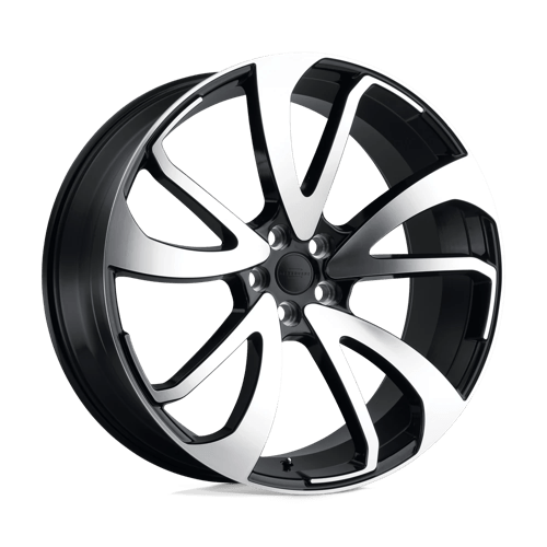 RedBourne VINCENT 24X10 GLOSS BLACK W/ MIRROR CUT FACE - DIRECTIONAL