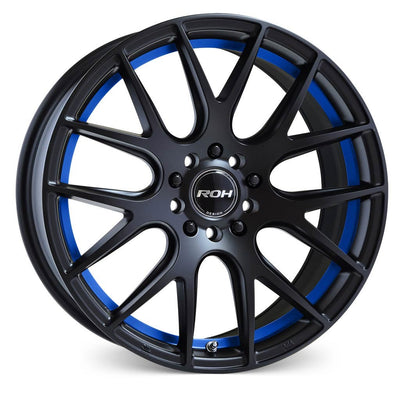 Image of ROH EVOLUTION R MATTE BLACK BLUE ACCENT