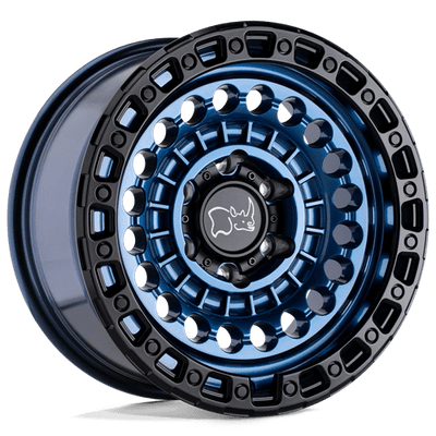Black Rhino Hard Alloys SENTINEL 17X8.5 COBALT BLUE W/ BLACK RING