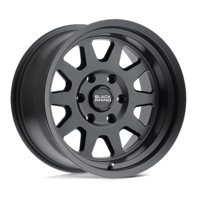 Black Rhino Hard Alloys STADIUM 17X8.5 MATTE BLACK