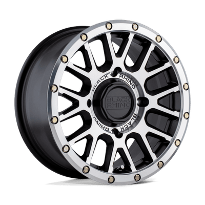 Black Rhino Hard Alloys - UTV LA PAZ UTV 15X7 SEMI GLOSS BLACK W/ MACHINED FACE