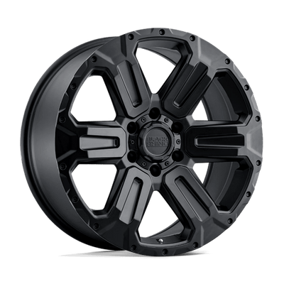 Black Rhino Hard Alloys WANAKA 17X8.5 MATTE BLACK