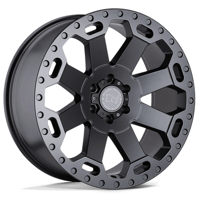 Black Rhino Hard Alloys WARLORD 17X8 MATTE GUNMETAL