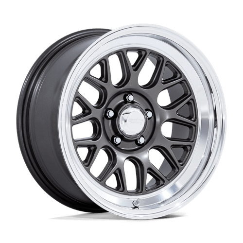 American Racing Vintage VN516 G-FORCE 17X8 MATTE ANTHRACITE W/ DIAMOND CUT LIP