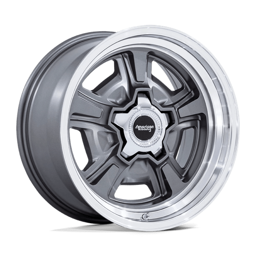 American Racing Vintage VN517 MARAUDER 22X10 ANTHRACITE W/ DIAMOND CUT LIP