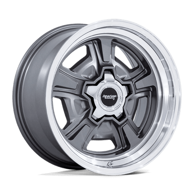 American Racing Vintage VN517 MARAUDER 22X10 ANTHRACITE W/ DIAMOND CUT LIP