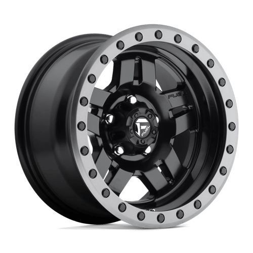 Fuel 1PC D557 ANZA 15X8 MATTE BLACK GUN METAL RING