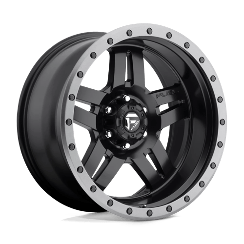 Fuel 1PC D557 ANZA 20X10 MATTE BLACK GUN METAL RING