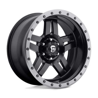 Fuel 1PC D557 ANZA 20X10 MATTE BLACK GUN METAL RING