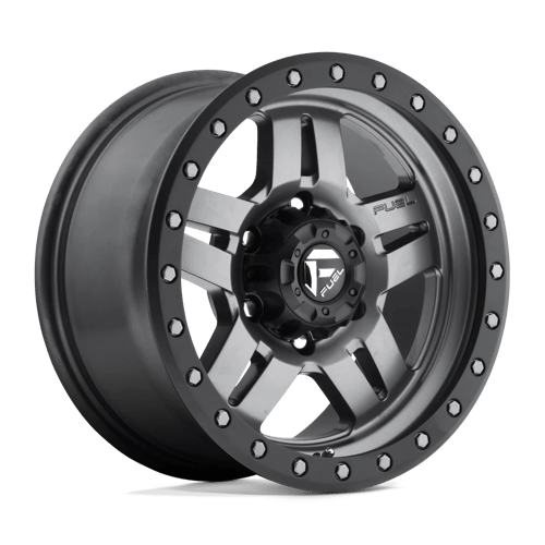 Fuel 1PC D558 ANZA 16X8 MATTE GUN METAL BLACK BEAD RING
