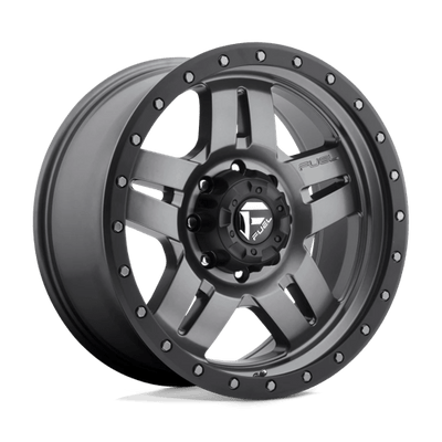 Fuel 1PC D558 ANZA 20X9 MATTE GUN METAL BLACK BEAD RING