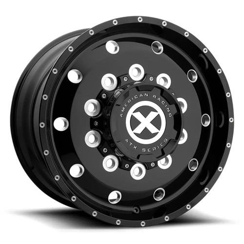 ATX AO405 TREX 22.5X12.25 GLOSS BLACK MILLED - 12.25 FRONT