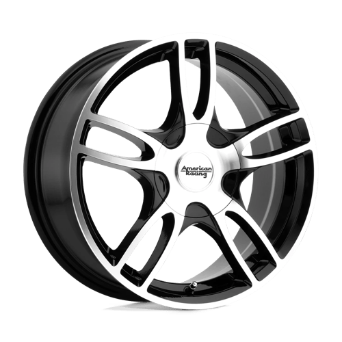 American Racing AR919 ESTRELLA 2 15X7 GLOSS BLACK MACHINED