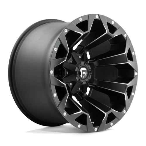 Fuel 1PC D546 ASSAULT 20X12 MATTE BLACK MILLED