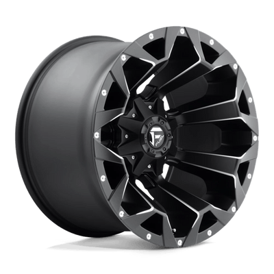 Fuel 1PC D546 ASSAULT 20X12 MATTE BLACK MILLED