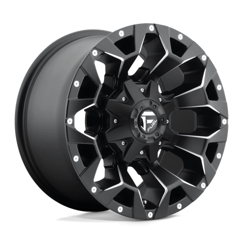 Fuel 1PC D546 ASSAULT 17X9 MATTE BLACK MILLED