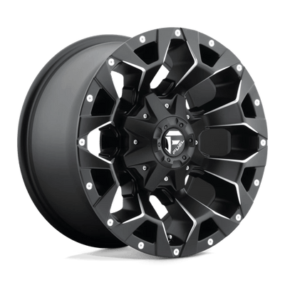 Fuel 1PC D546 ASSAULT 17X9 MATTE BLACK MILLED