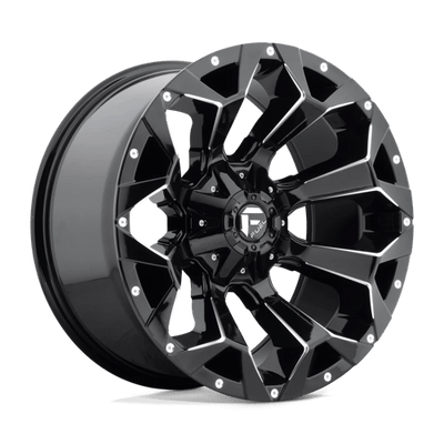 Fuel 1PC D576 ASSAULT 18X9 GLOSS BLACK MILLED