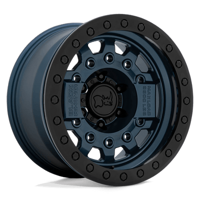 Black Rhino Hard Alloys AVENGER BEADLOCK 17X8.5 NAVY BLUE W/ BLACK HARDWARE