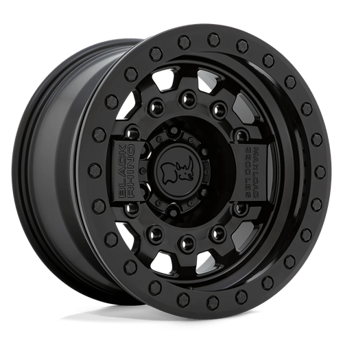 Black Rhino Hard Alloys AVENGER BEADLOCK 17X8.5 MATTE BLACK W/ BLACK HARDWARE