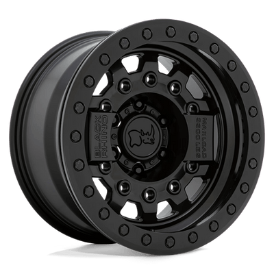 Black Rhino Hard Alloys AVENGER BEADLOCK 17X8.5 MATTE BLACK W/ BLACK HARDWARE