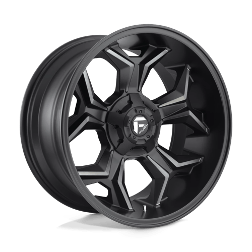 Fuel 1PC D605 AVENGER 20X9 MATTE BLACK DOUBLE DARK TINT