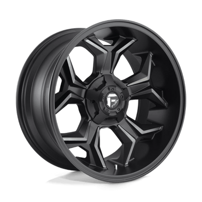 Fuel 1PC D605 AVENGER 20X9 MATTE BLACK DOUBLE DARK TINT
