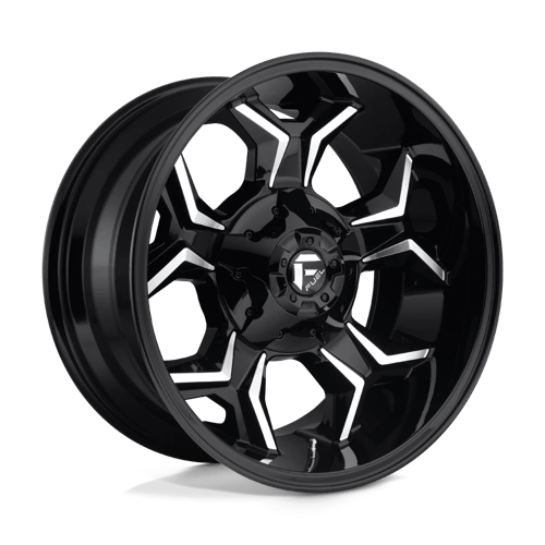 Fuel 1PC D606 AVENGER 20X9 GLOSS BLACK MILLED