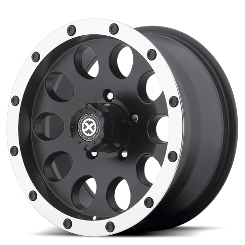 ATX Series AX186 SLOT 18X9 SATIN BLACK W/ MACHINED FACE
