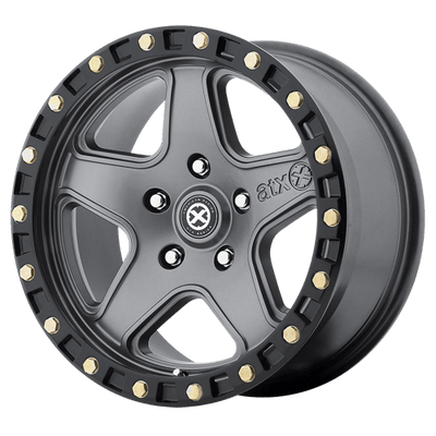 ATX Series AX194 RAVINE 18X8.5 MATTE GRAY W/ BLACK RING