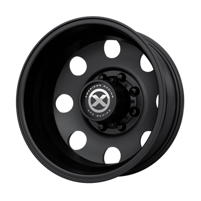 ATX Series AX204 BAJA DUALLY 16X6 SATIN BLACK - REAR