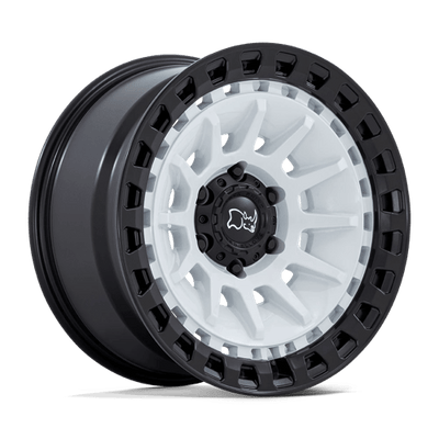 Black Rhino Hard Alloys BARRAGE 18X9 GLOSS WHITE ON MATTE BLACK