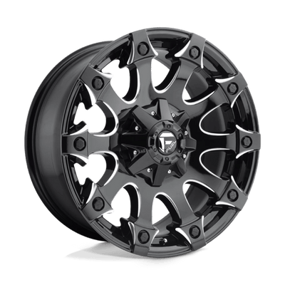 Fuel 1PC D578 BATTLE AXE 17X9 GLOSS BLACK MILLED
