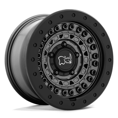 Black Rhino Hard Alloys BARRICADE 17X8.5 GUN BLACK W/ BLACK ROCK GUARD