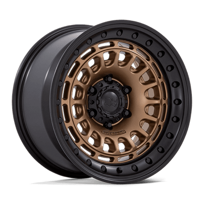 Black Rhino Hard Alloys BR014 SAHARA 17X9 MATTE BRONZE W/ GLOSS BLACK LIP